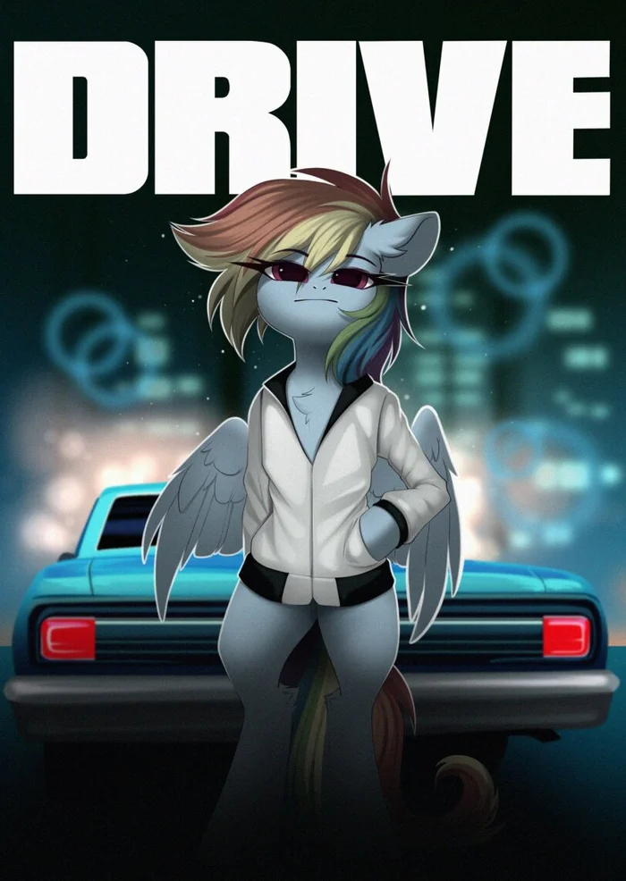 Drive - My little pony, Rainbow dash, PonyArt