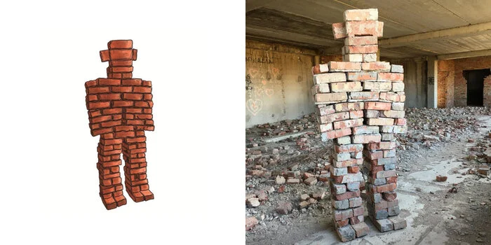 Brick Man: An Unexpected Sequel - Trademark, Rospatent, Artist, Bricks, Art, Patent, Telegram (link), Longpost, Life stories