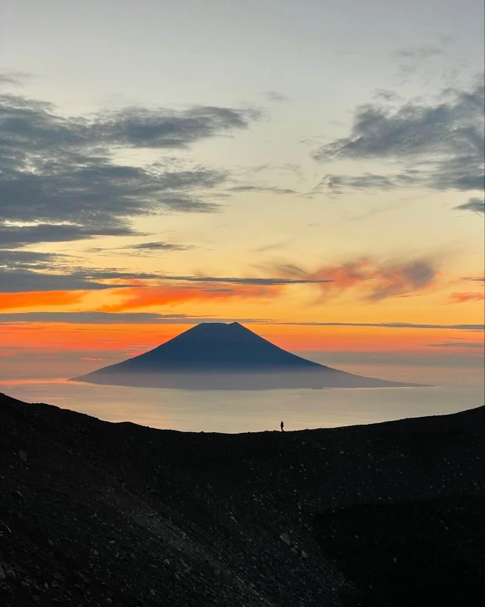 Alaid Volcano. Paramushir Island. Northern Kuril Islands - Alaid Volcano, Paramushir, Kurile Islands, Дальний Восток, The nature of Russia, Travel across Russia, The photo