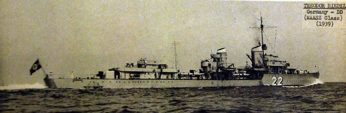  Theodor Riedel (Z6),  1939 