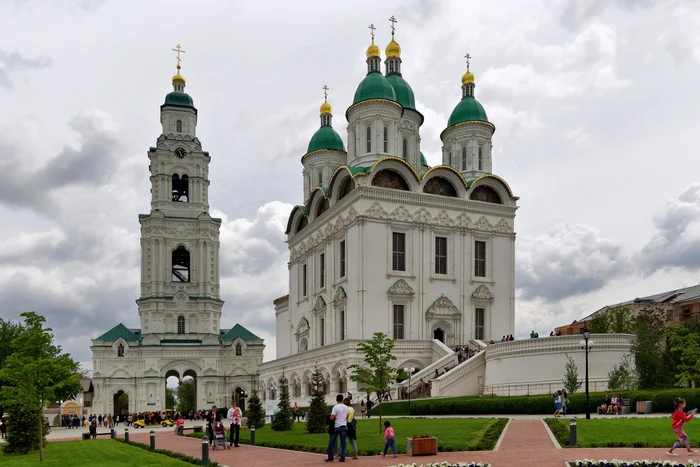 Astrakhan Kremlin. Cathedral of the Assumption of the Virgin Mary - My, The photo, Astrakhan, Kremlin, The cathedral, 2015, May, Bell tower