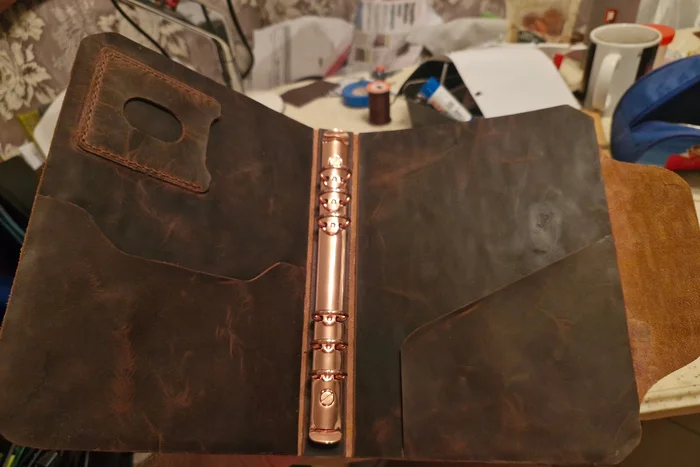 Ravenclaw - Leather products, Notebook, Embossing on leather, Claw, Mat, Longpost