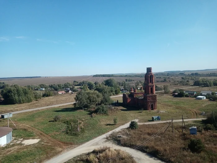 Dry autumn - My, Autumn, Church, The photo