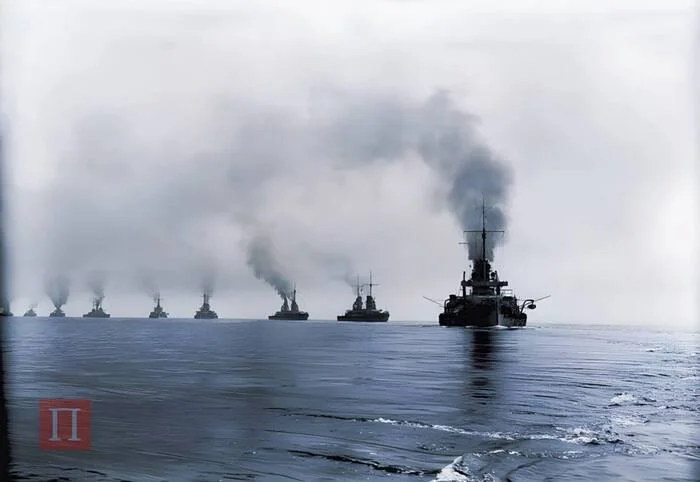 German Upper Sea Fleet in the Baltic, 1914 - Crossposting, Pikabu publish bot, Telegram (link), World War I, Old photo