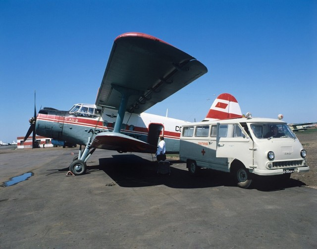 Самолет санитарной авиации АН-2, 1981 год - СССР, 70-е, 80-е, Санитарная авиация, Фотография