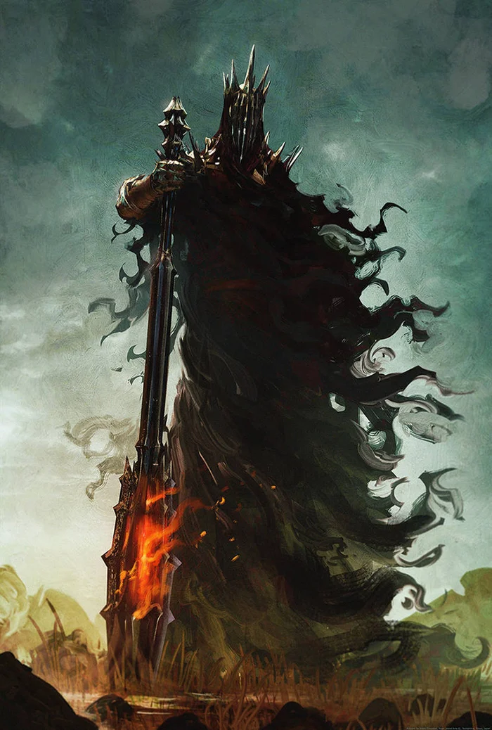 Witch King of Angmar - Art, The Sorcerer King, Lord of the Rings, Anato finnstark