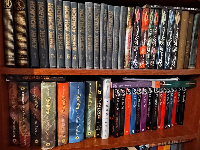 Bookshelf. 5x10. Collection #8 - My, Detective, What to read?, Fantasy, Classic, Adventures, Longpost