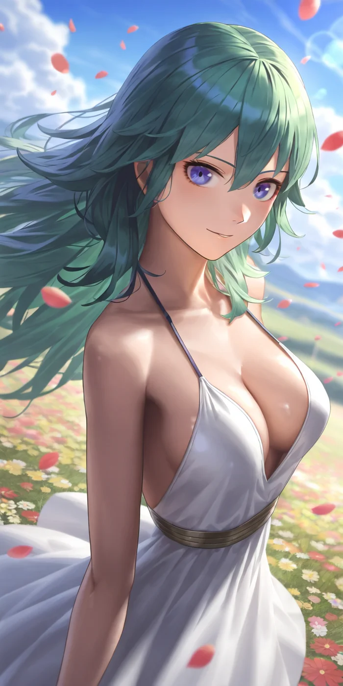 Byleth - Neural network art, Boobs, Pixiv, Anime, Anime art, Fire emblem, Byleth, Longpost