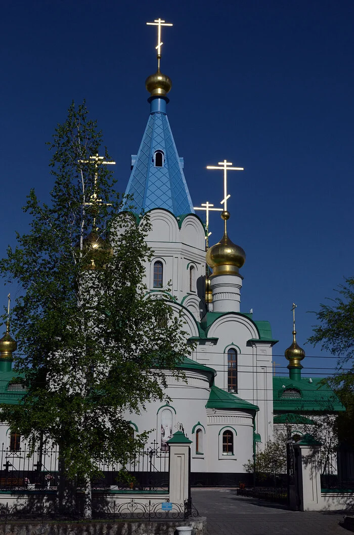 Gold in the sky - My, Дальний Восток, Temple, Cathedral of the Annunciation, sights