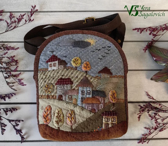 Summer has already been taken away - now autumn is on the agenda - Handmade, With your own hands, Needlework without process, Сумка, Patchwork, Video, Youtube, Longpost