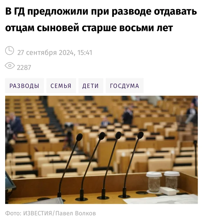 Autumn exacerbation continues - State Duma, Bill, Alimony, Divorce (dissolution of marriage), Screenshot