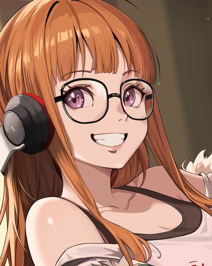  , , Anime Art, Persona, Persona 5, Sakura Futaba, , , Game Art, 