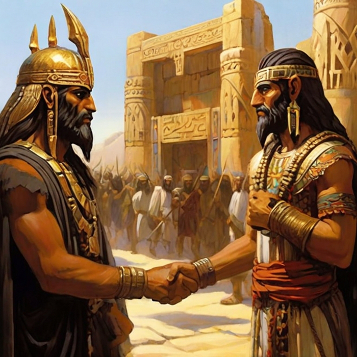 Гильгамеш базарит с пацанами