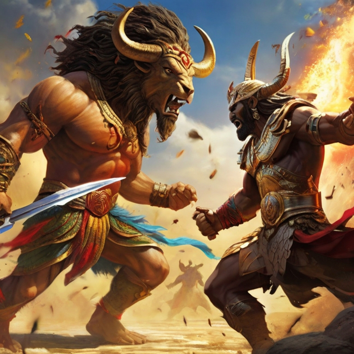 Битва Гатса и Гриффита, шумерская версия