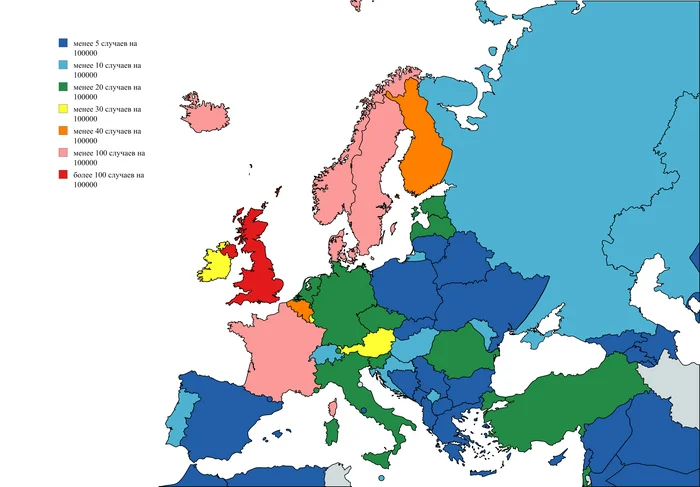 Уровень изнасилований по странам Европы - Моё, Политика, Европа, Преступление, Преступность