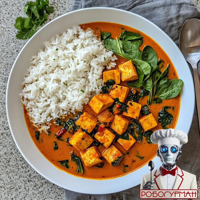 Silky Pumpkin and Tofu Curry - My, Cooking, Recipe, Nutrition, Food, Products, Curry, Pumpkin, Dinner, Serving dishes, Dinner, Longpost