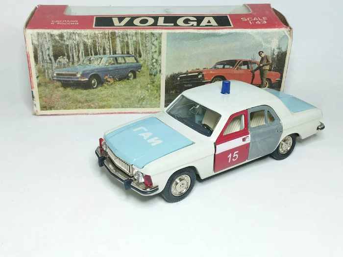 GAZ-3102 Volga GAI: restoration of the Saratov model in 1:43 scale - My, Serzhik Modelist, Collecting, Collection, Scale model, Modeling, Restoration, Recovery, Tantalum, Agate, Gaz-3102, 1:43, Stand modeling, Longpost