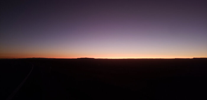 И снова красивейший закат...