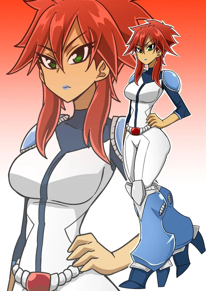 Kiva Andru - Megas XLR, Арт, Аниме, Anime Art, Cartoon Network