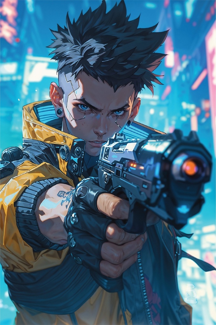  ,  , , Cyberpunk 2077, Cyberpunk: Edgerunners, Anime Art, 