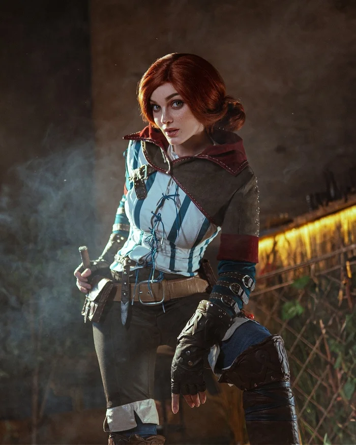 Triss Merigold Cosplay from The Witcher 2: Assassins of Kings by Katssby - My, Sofia Letyago, Cosplay, The Witcher 2: Assassins Of Kings, Triss Merigold, Longpost, The photo