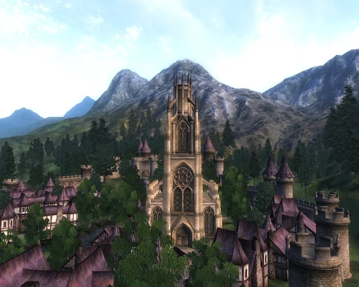 The Great Chapel of Arkay - My, Bethesda, The elder scrolls, The Elder Scrolls IV: Oblivion, RPG, Tamriel, Cyrodile, Chapel, Nostalgia, Screenshot, Longpost