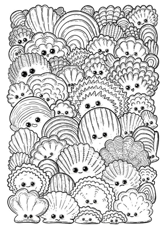 I haven't published coloring pages for a long time - My, Images, For children, Coloring, Antistress, Milota