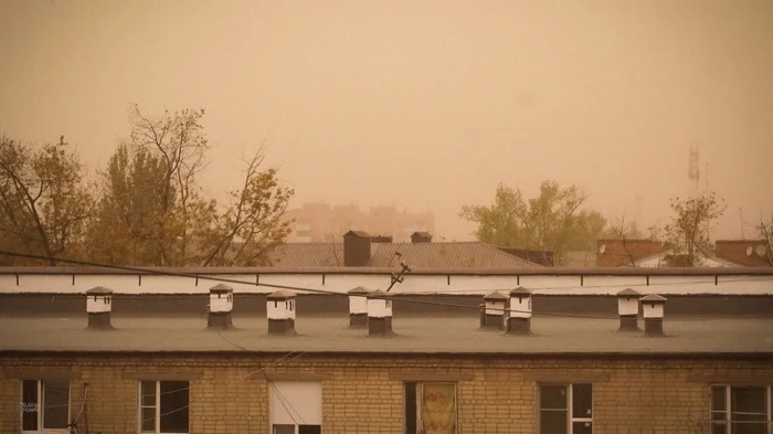 Dust storm - Volgodonsk, Element, Storm, Negative, Rostov region