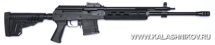 Самозарядный карабин ВПО-177 предлагается со стволом длиной 520 мм. Масса пустого оружия 4,8 кг. Фото Михаила Дегтярёва