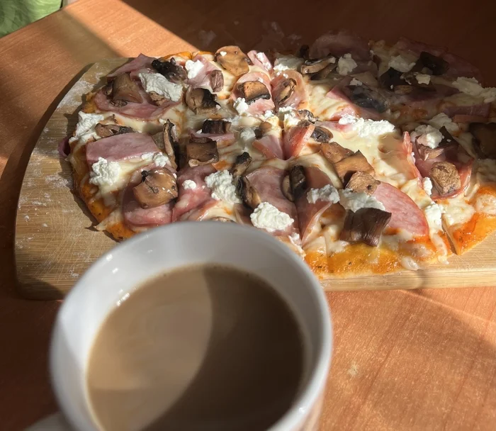 Good morning! - My, Pizza, Breakfast, Coffee, Morning