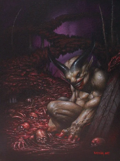 Dan Harding. Astaroth - Art, Drawing, Painting, Demon