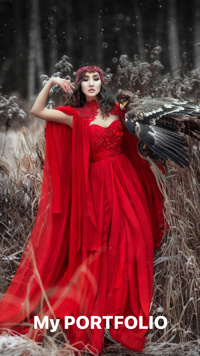 Монгольская серия. Жена Хана на охоте.