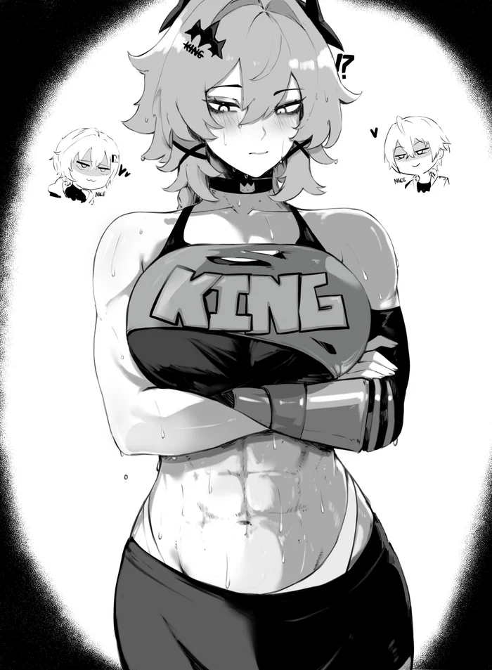 Caesar - Zenless Zone Zero, Art, Girls, Games, Anime art, Anime, Caesar King (zzz), Zovokia (Masoq), Strong girl, Muscleart