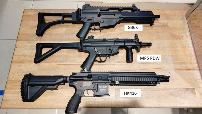 G36 и MP5 - Cyma, HK - East Crane