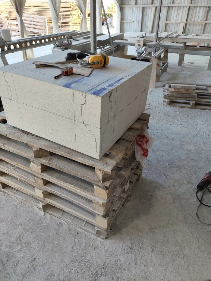 Made some details for the temple, cut out a capital for the temple in Stavropol - My, With your own hands, Arms, Handmade, Building, Craftsmanship, Longpost