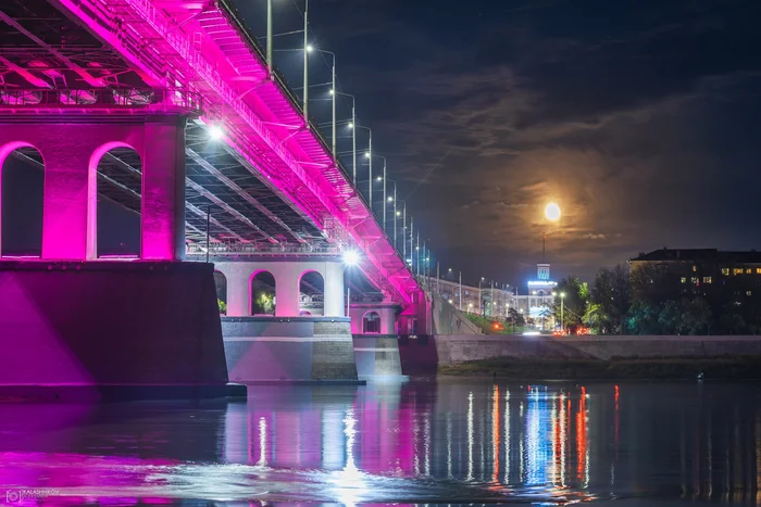 Ленинградский мост (г. Омск) - Моё, Фотография, Туризм, Россия, Город, Омск, Мост, Иртыш