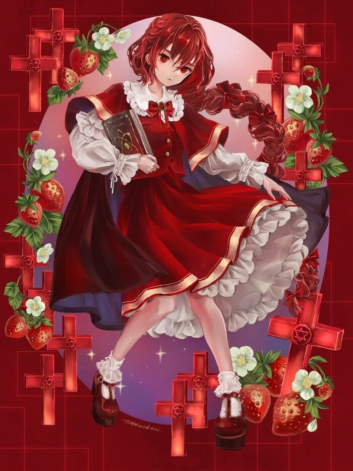 Okazaki Yumemi - Anime, Anime art, Touhou, Touhou pc-98, Okazaki Yumemi