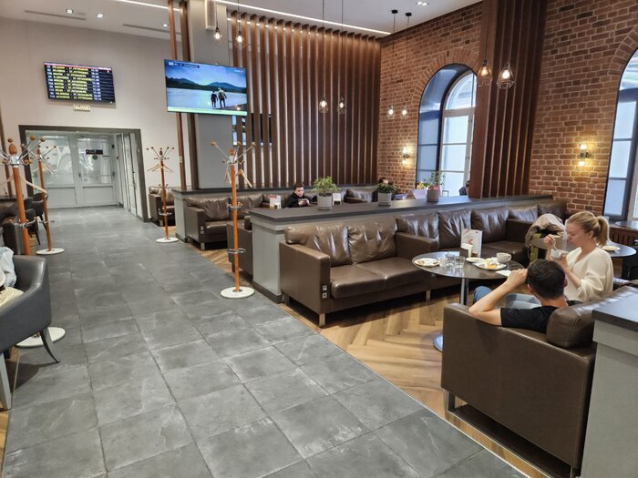 Бизнес-зал на Московском вокзале. 