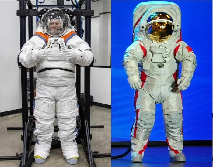 Chinese Show Off Spacesuit for Moon Landing - Cosmonautics, Rocket launch, China, moon, Video, Telegram (link), Longpost