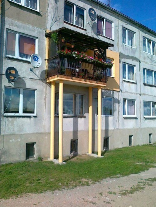 You can't forbid living beautifully... - Humor, The photo, Balcony