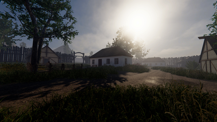 Деревня с обновлённым освещением на новом движке.