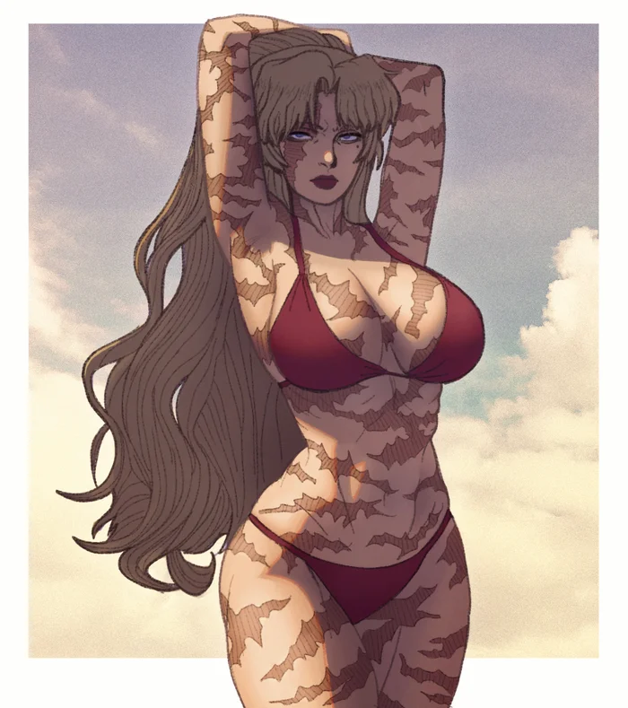 Ну, что скажешь? - Аниме, Anime Art, Balalaika Black Lagoon, Black Lagoon, Купальник