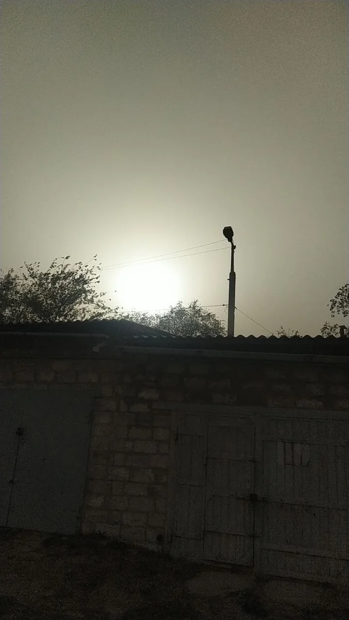 Dust storm - My, Dust storm, Luhansk, Longpost, The photo