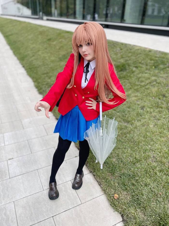 I forgot that I have a couple of mobile cards of my cosplay of Aisaka Taiga from the anime Toradora! - My, Girls, Cosplay, Cosplayers, The photo, Anime, Toradora, Aisaka taiga, Vertical video, Video, Longpost