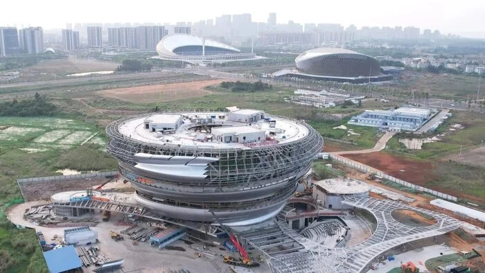 Construction of China's Largest Science Museum - My, Building, China, The science, Museum, Longpost