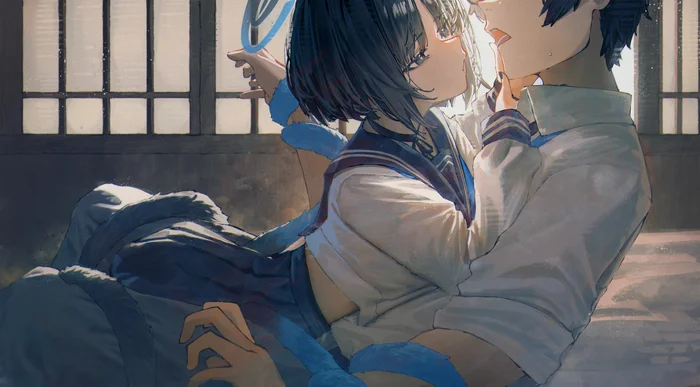 Kikyou - Kikyou, Blue archive, Anime Art, Аниме, Неко