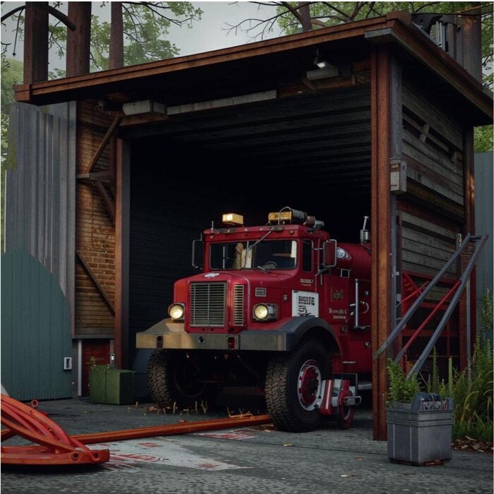 Приют старой пожарной техники