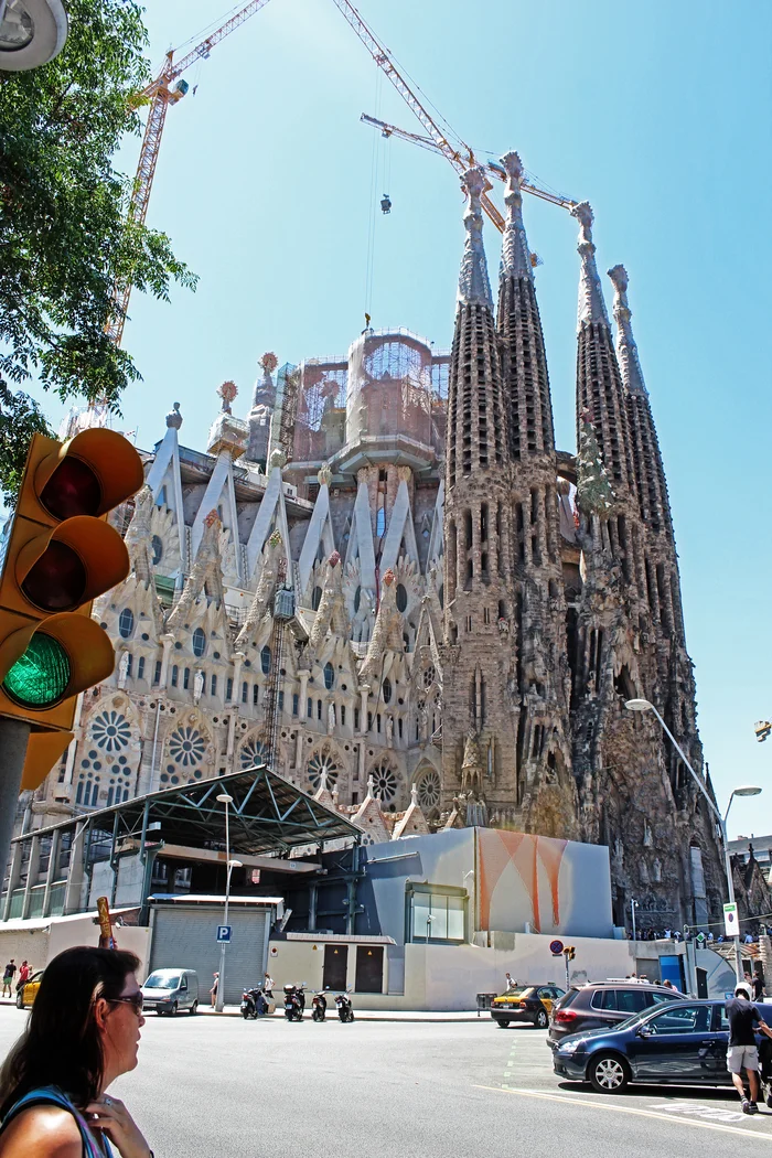 Long-term construction - My, The photo, Street photography, Canon, Antoni Gaudi, Barcelona (city), Sagrada Familia