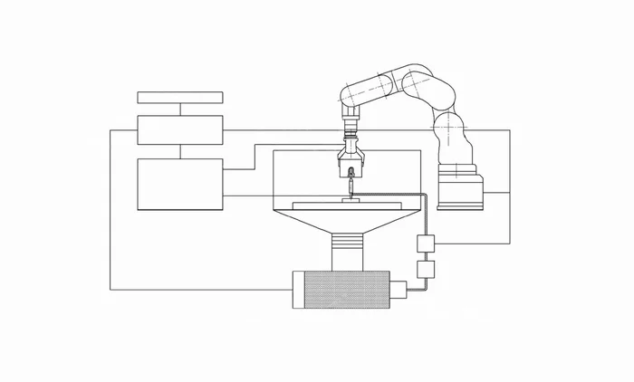 Ученые ПИШ Пермского Политеха запатентовали роботизированный комплекс для комбинированной электрофизической обработки ответственных изделий - Моё, Пнипу, Электроэрозия, Прошивка, Обработка, Отверстие, Робот