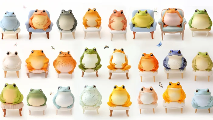 AI-frogs - My, It Is Wednesday My Dudes, Neural network art, Midjourney, Wednesday, Frogs